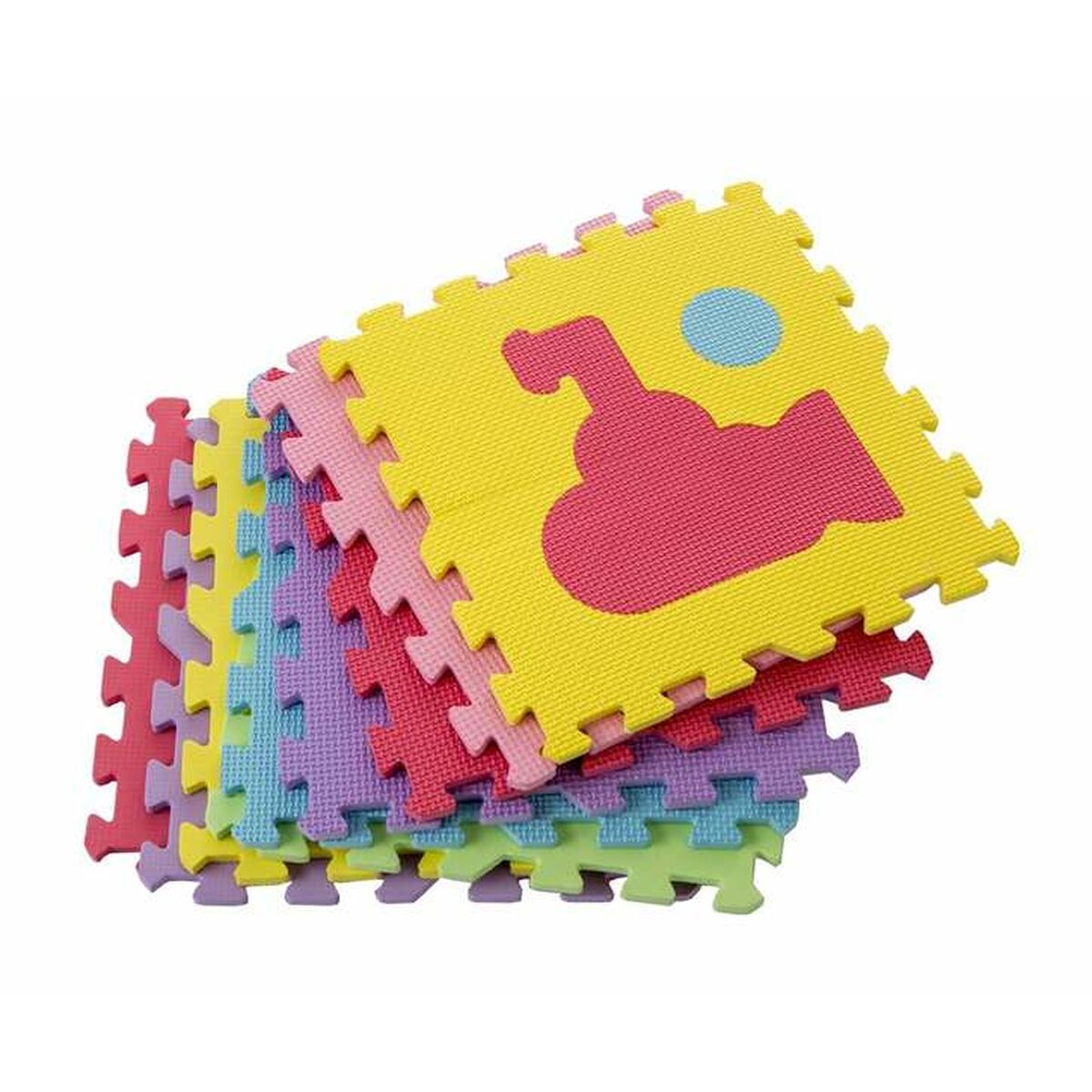 Puslespillteppe Polyester 30 x 30 x 1 cm Transporter 9 Deler
